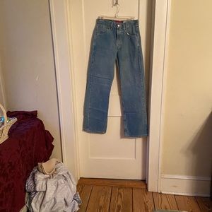 NWT Vintage Gap Classic Fit Stone Washed Blue Denim Jeans Size 8 Ankle